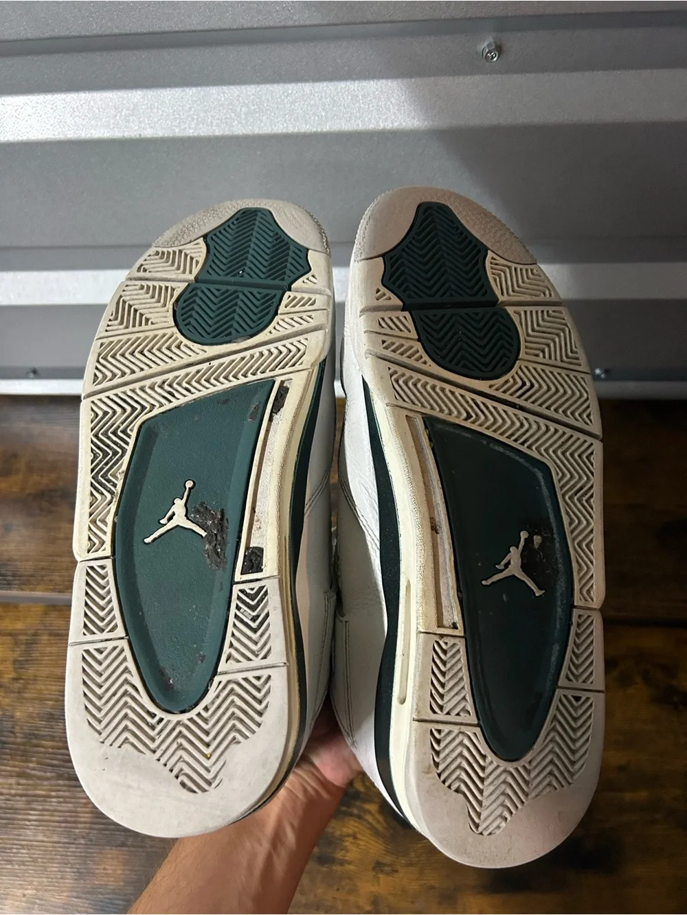 Size 11.5 - Air Jordan 4 Retro Oxidized Green